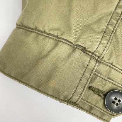 nonnative Fur-Lined Military Coat Khaki Size 3