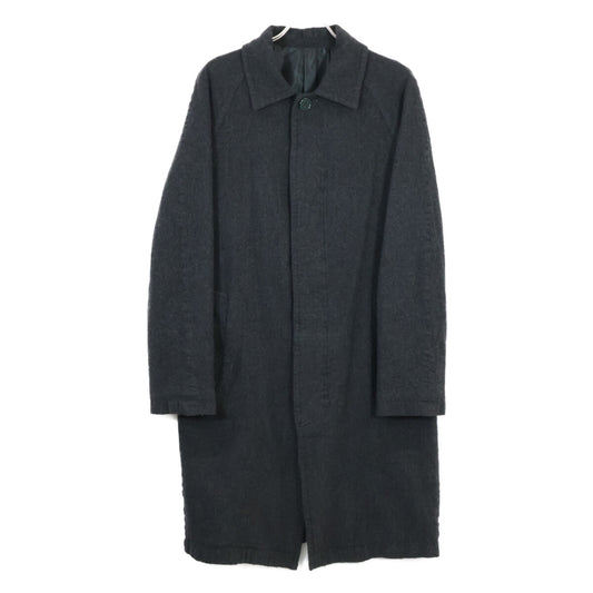UNDERCOVER J9305 Compressed Wool Balmacaan Coat Grey Size 2