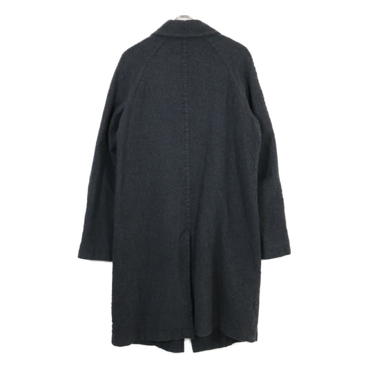 UNDERCOVER J9305 Compressed Wool Balmacaan Coat Grey Size 2