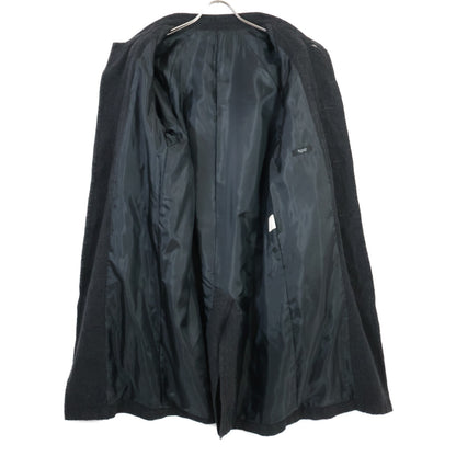 UNDERCOVER J9305 Compressed Wool Balmacaan Coat Grey Size 2