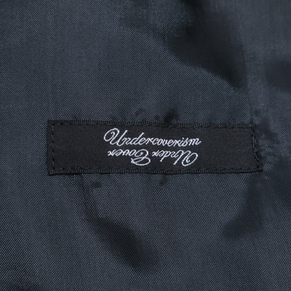 UNDERCOVER J9305 Compressed Wool Balmacaan Coat Grey Size 2