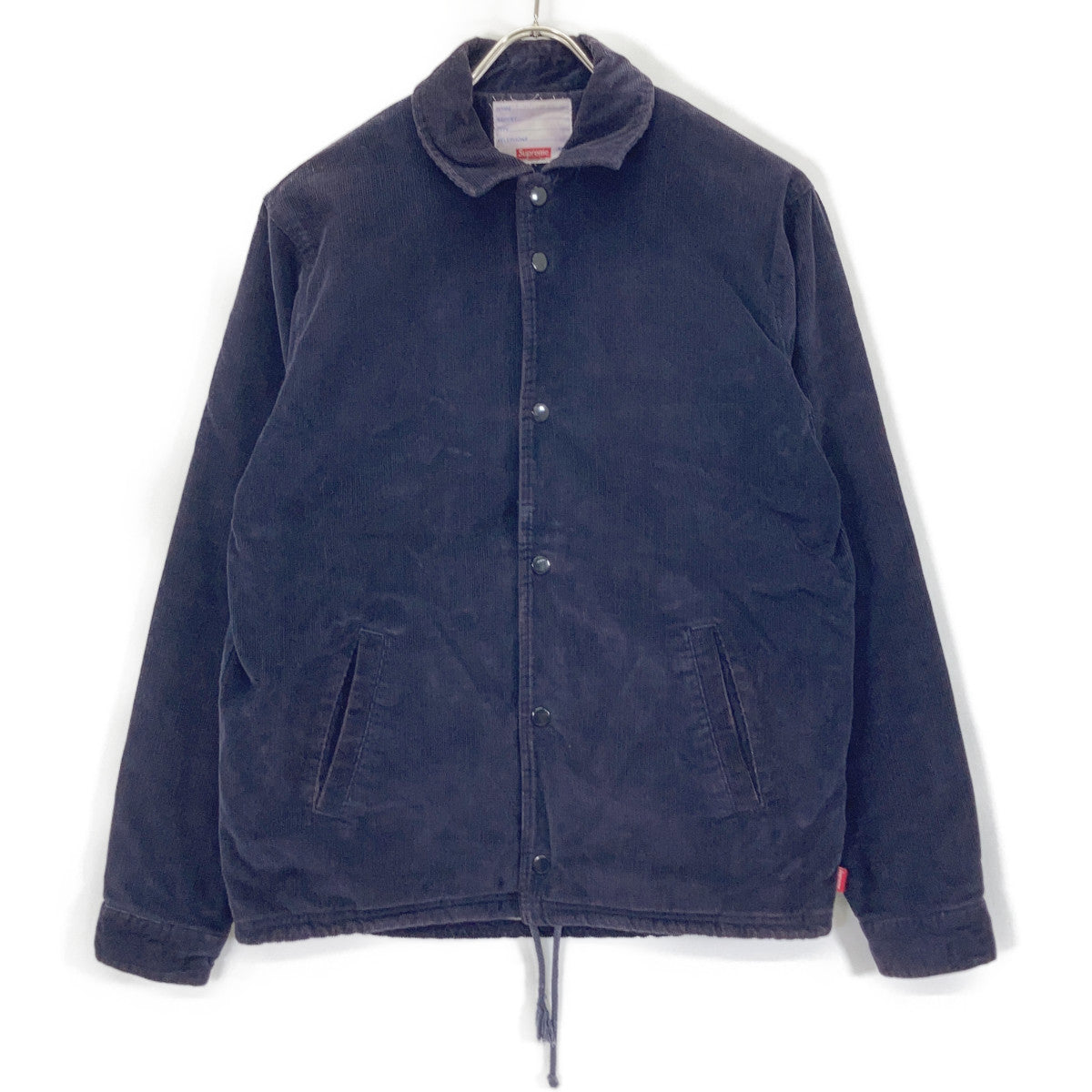 Supreme 11AW Corduroy Coaches Jacket Navy Size S