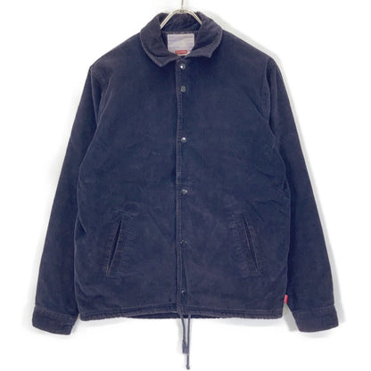 Supreme 11AW Corduroy Coaches Jacket Navy Size S
