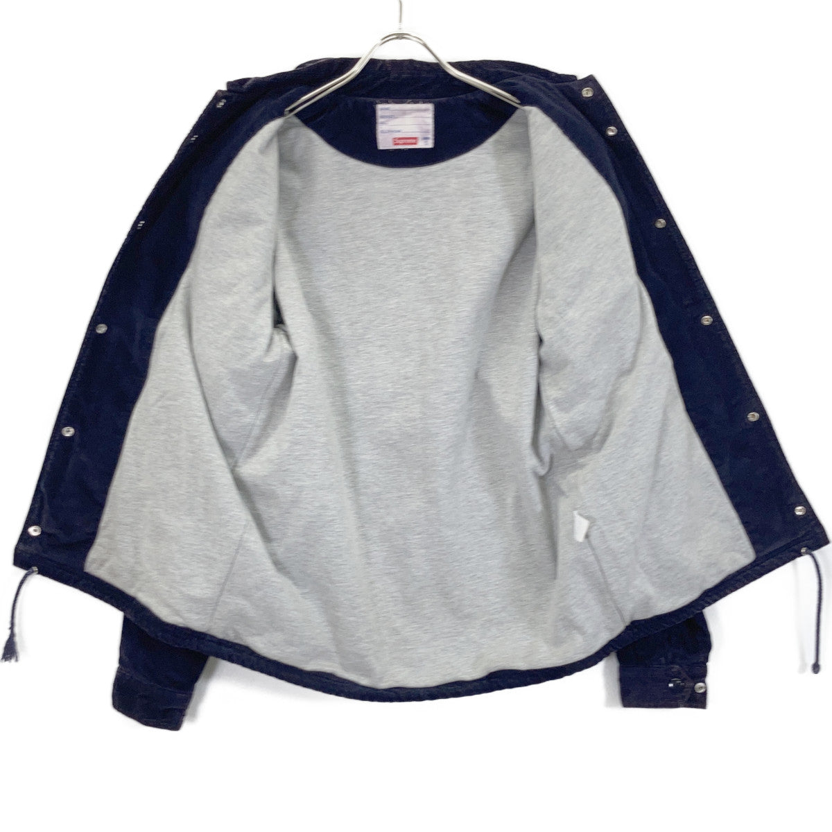 Supreme 11AW Corduroy Coaches Jacket Navy Size S