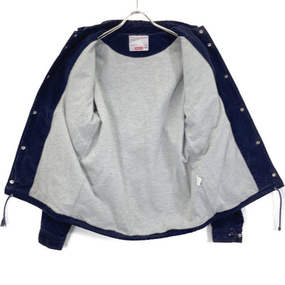 Supreme 11AW Corduroy Coaches Jacket Navy Size S