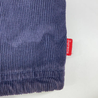 Supreme 11AW Corduroy Coaches Jacket Navy Size S