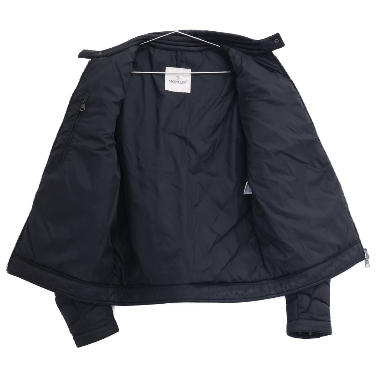 MONCLER Breitman Quilted Nylon Down Jacket Black Size 1