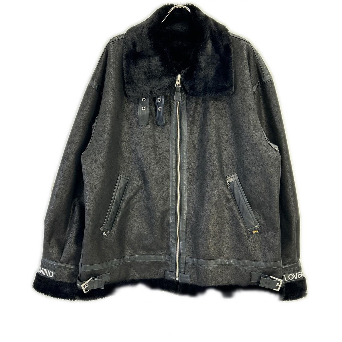 mastermind x Alpha Industries Faux Rider Jacket Size XL