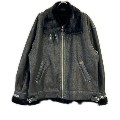 mastermind x Alpha Industries Faux Rider Jacket Size XL