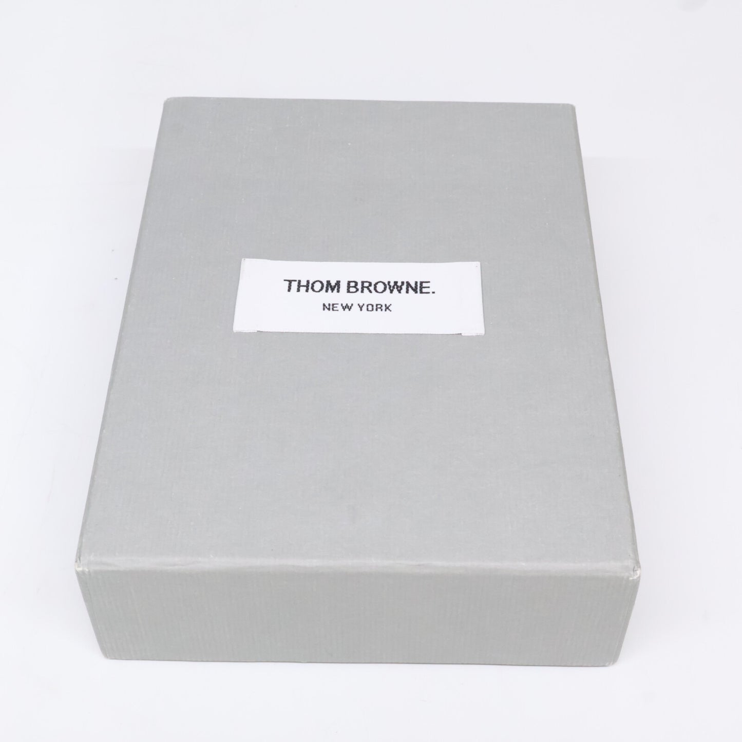 THOM BROWNE Pebble Grain Half-Zip Wallet Black Size ONE SIZE