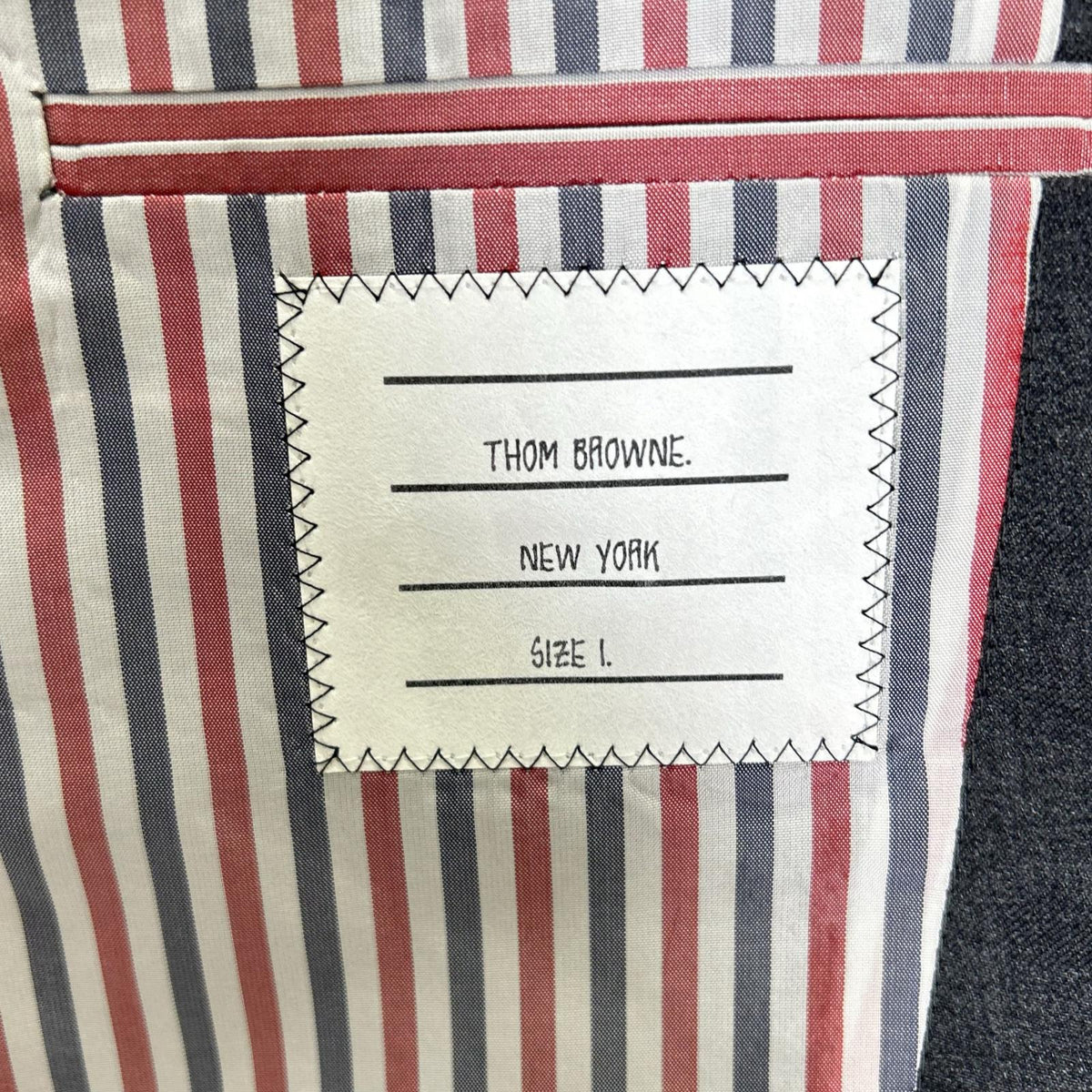 THOM BROWNE Wool Jacket Gray Size L