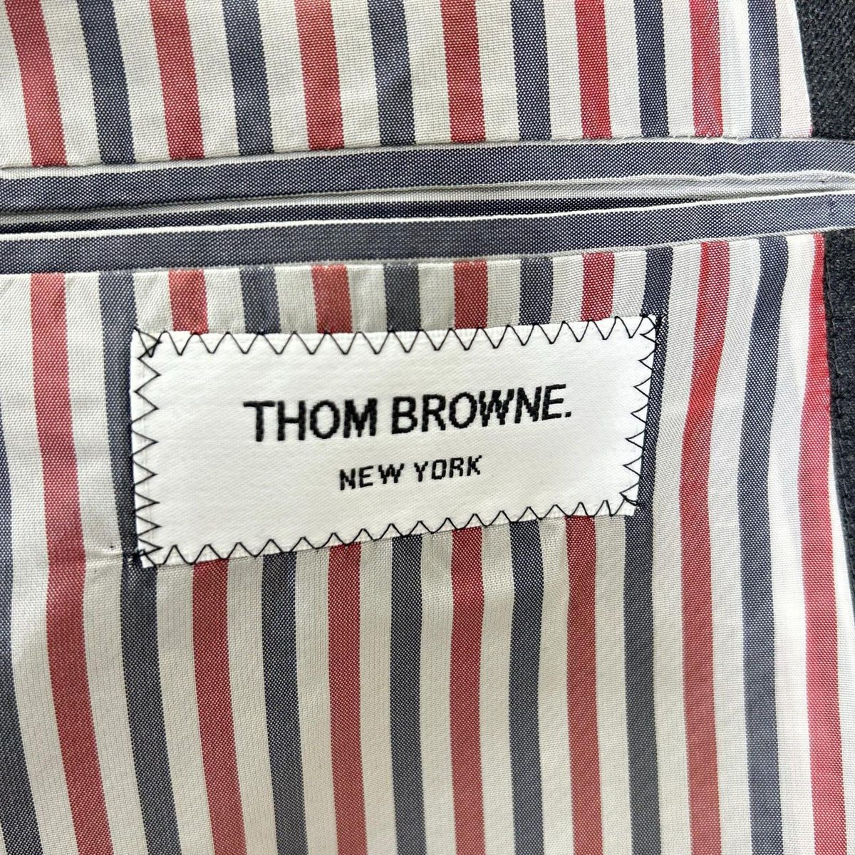 THOM BROWNE Wool Jacket Gray Size L