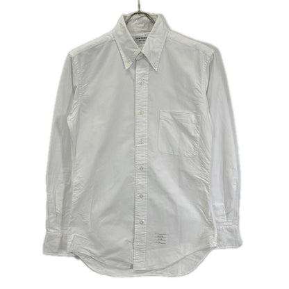 THOM BROWNE '01AW Long Sleeve Cotton Shirt White Size 1