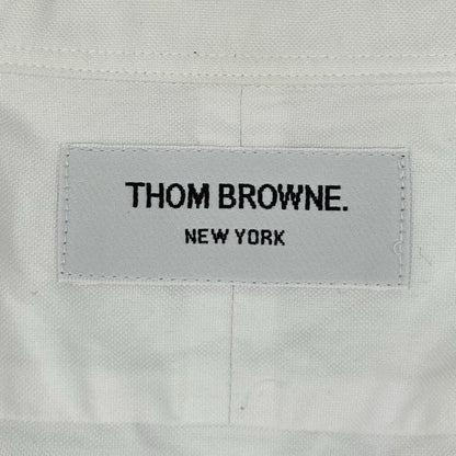 THOM BROWNE '01AW Long Sleeve Cotton Shirt White Size 1