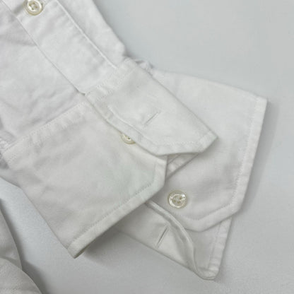 THOM BROWNE '01AW Long Sleeve Cotton Shirt White Size 1
