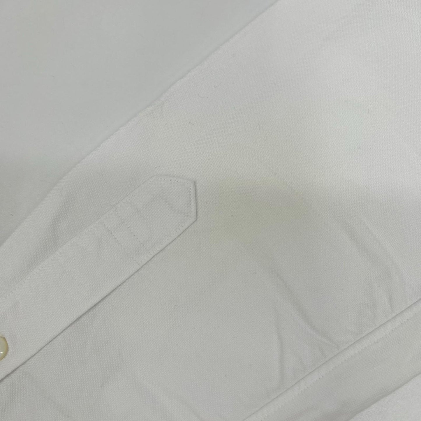 THOM BROWNE '01AW Long Sleeve Cotton Shirt White Size 1