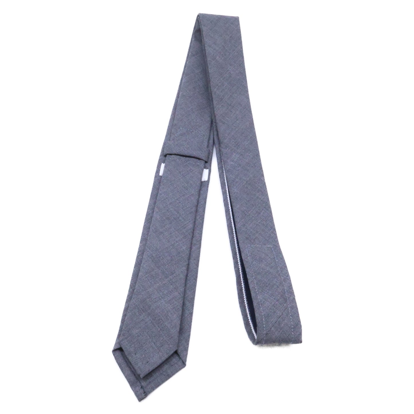THOM BROWNE 01AW Wool Tie Gray Size ONE SIZE