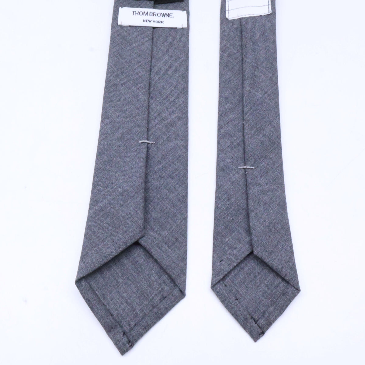 THOM BROWNE 01AW Wool Tie Gray Size ONE SIZE