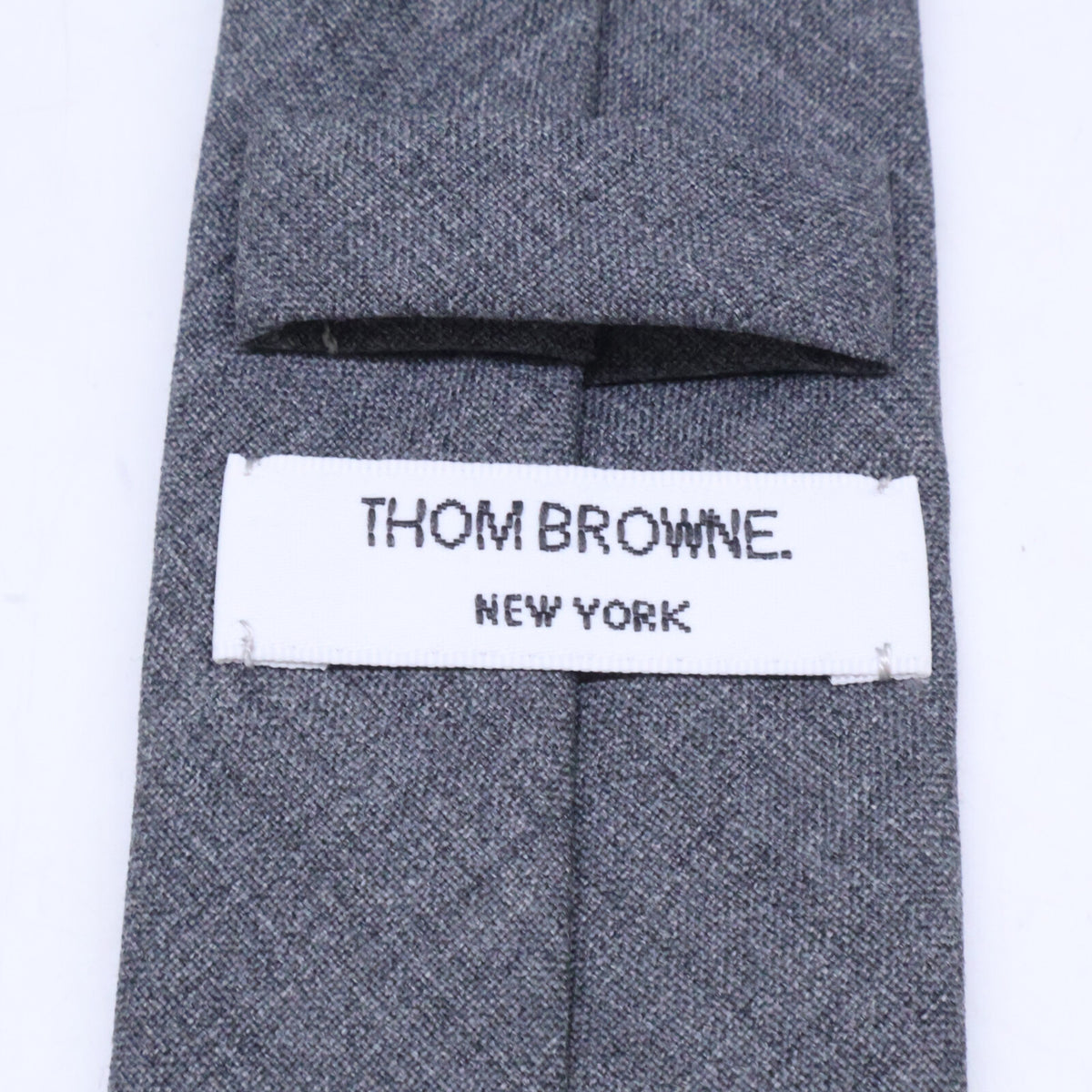 THOM BROWNE 01AW Wool Tie Gray Size ONE SIZE