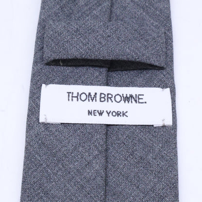 THOM BROWNE 01AW Wool Tie Gray Size ONE SIZE