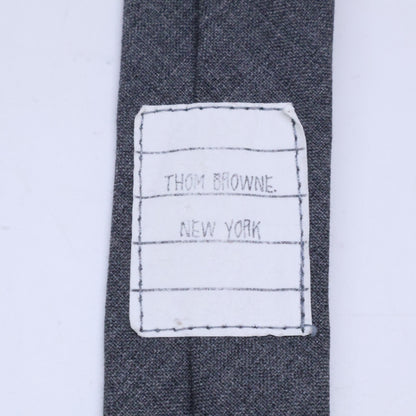 THOM BROWNE 01AW Wool Tie Gray Size ONE SIZE