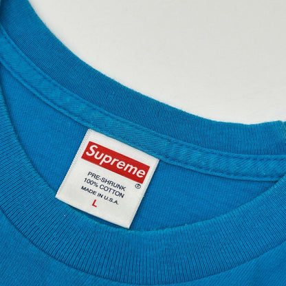Supreme 18FW Blue Madonna T-Shirt Size L