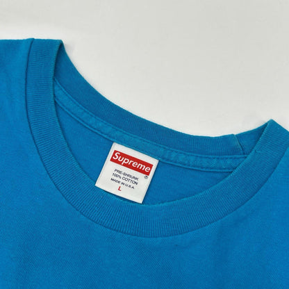 Supreme 18FW Blue Madonna T-Shirt Size L