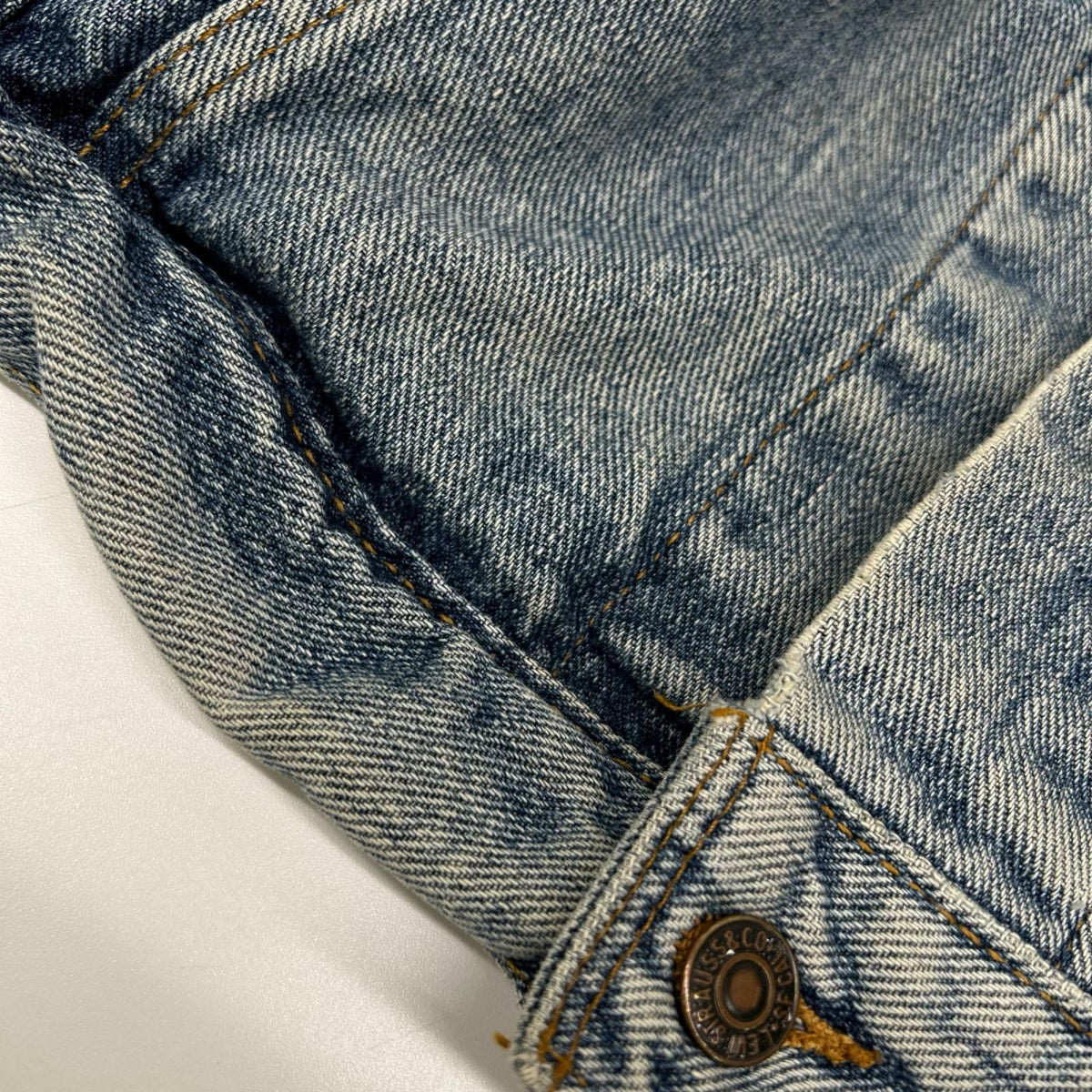 LEVI'S 90s 4th Type Big Patch Denim Jacket Indigo Size L