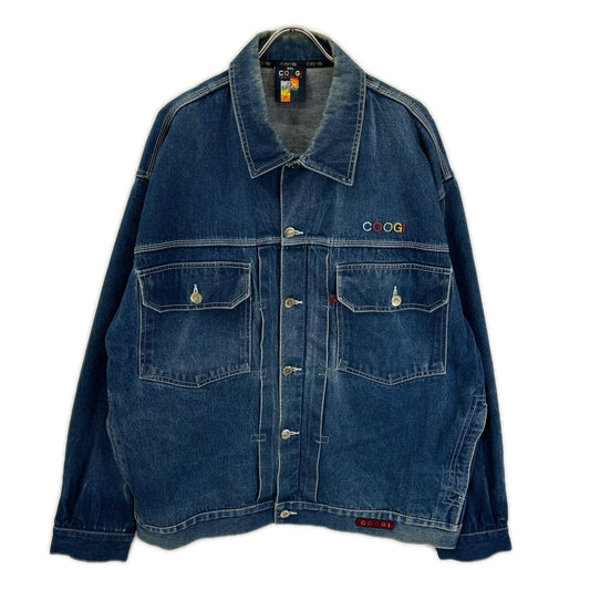 COOGI SPORT Indigo Denim Jacket Size 3XL