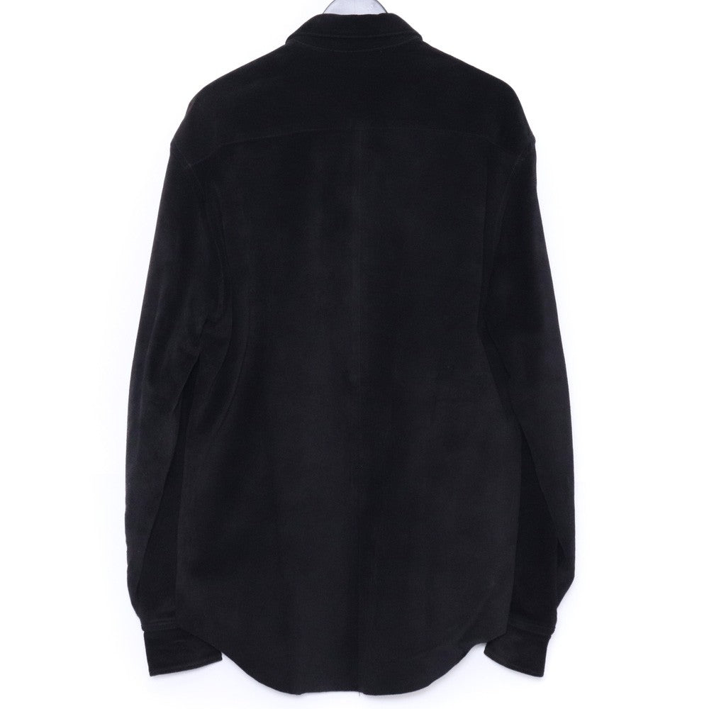 BILL WALL LEATHER Custom Leather Shirt Jacket Black