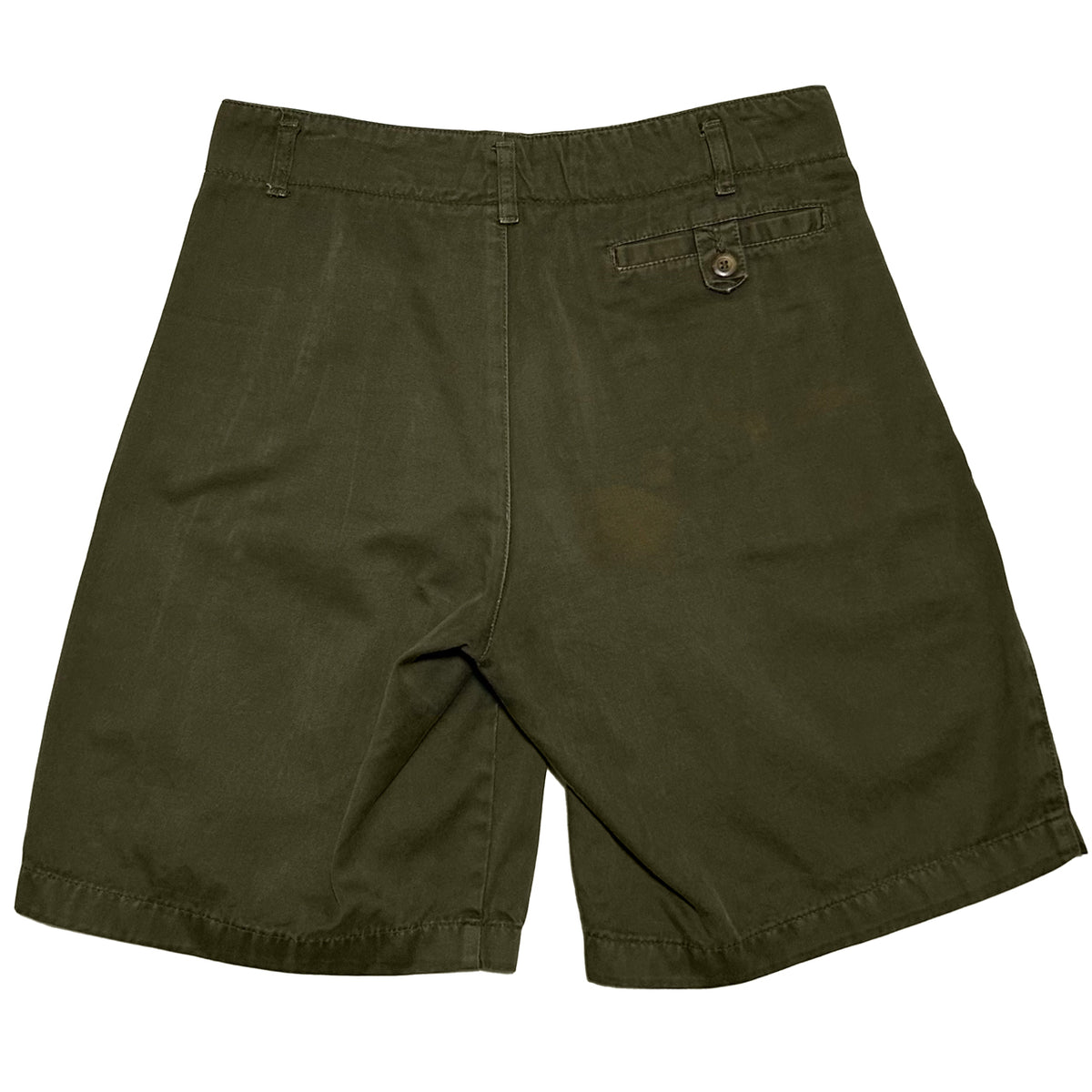 MARITHE FRANCOIS GIRBAUD 80s Pleated Shorts Olive Size 28