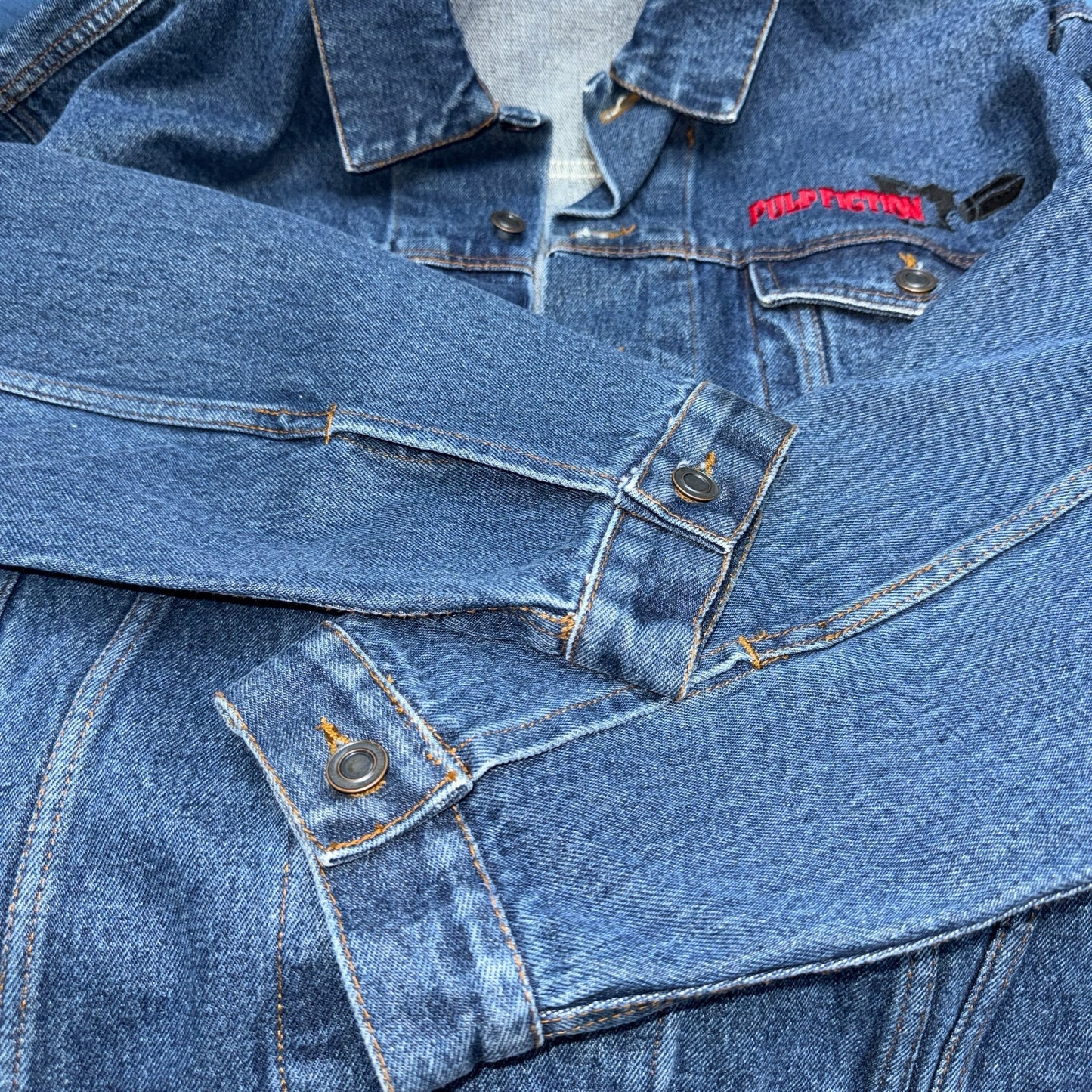 PULP FICTION 90s Denim Jacket Size XL