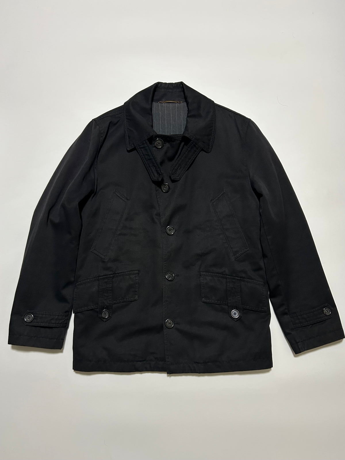 DOLCE&GABBANA 2000s Heavy Cotton Jacket Black Size 44