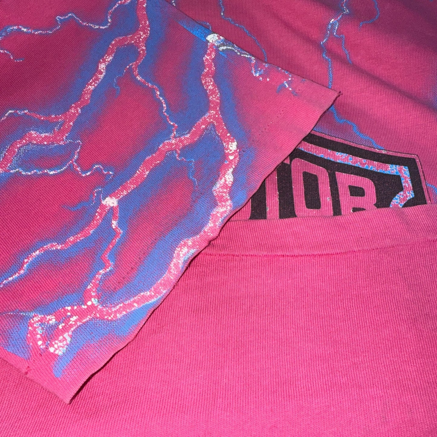 HARLEY DAVIDSON 90s Vintage Thunder Pattern T-Shirt Size L