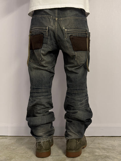 PPFM Gimmick Blue Denim Pants Size S