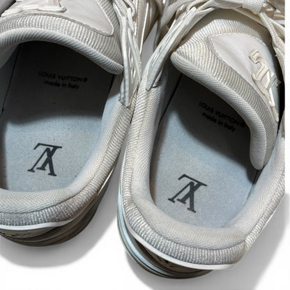 Vintage LOUIS VUITTON LV Trainer White Sneakers Size 7