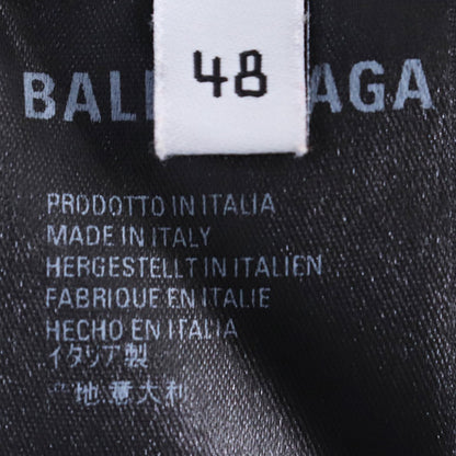 Balenciaga 21SS Black Nylon Zipped Hem Track Pants Size 48