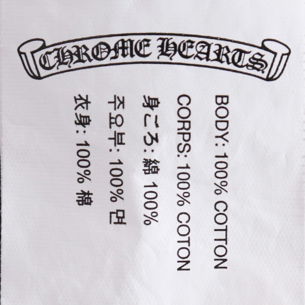 CHROME HEARTS Horseshoe T Bar Logo T-Shirt Black Size M