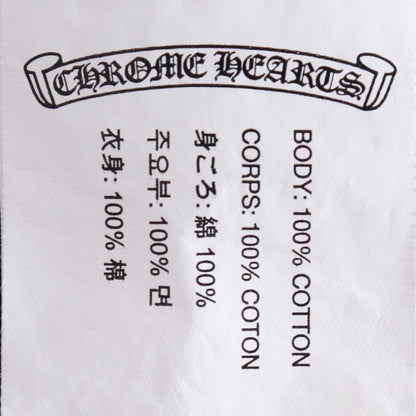 CHROME HEARTS Horseshoe T Bar Logo T-Shirt Black Size M