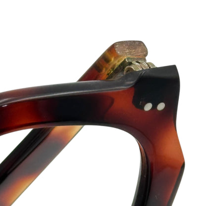 FRENCH VINTAGE 40s GARGOYLE Tortoiseshell Sunglasses Brown