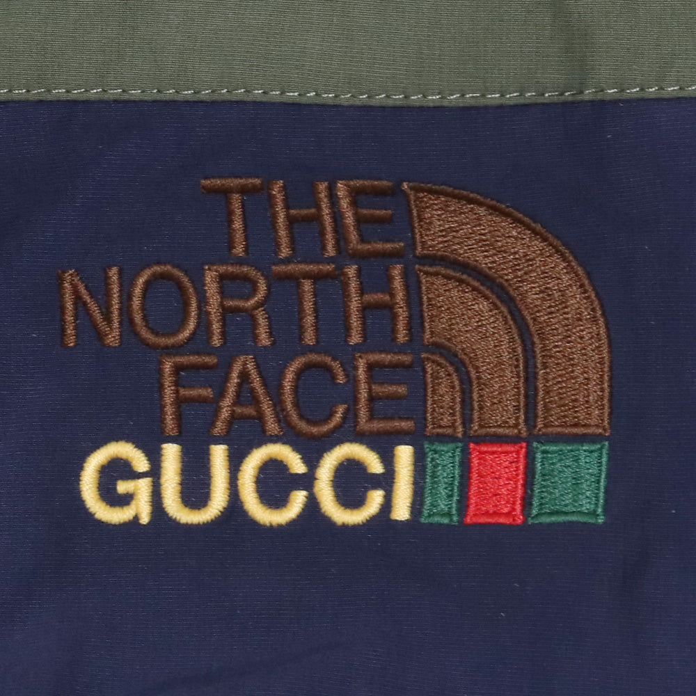 GUCCI x THE NORTH FACE 22SS Nylon Jogger Khaki Navy Size L