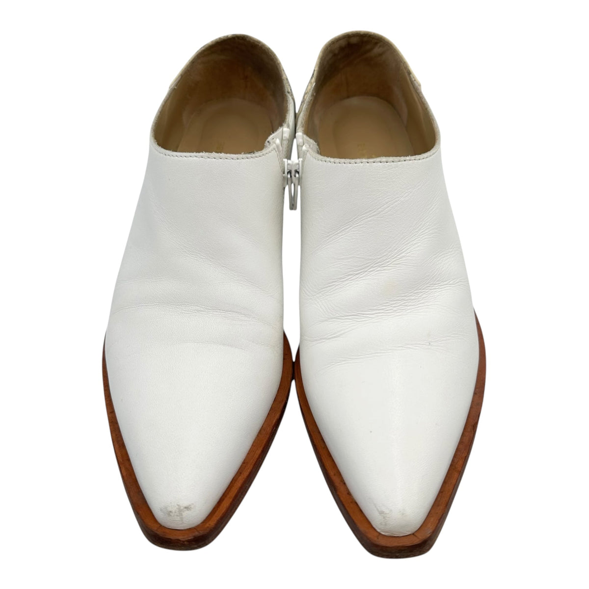 JUNYA WATANABE Back-Python Paneled Shoes White Sneakers Size S