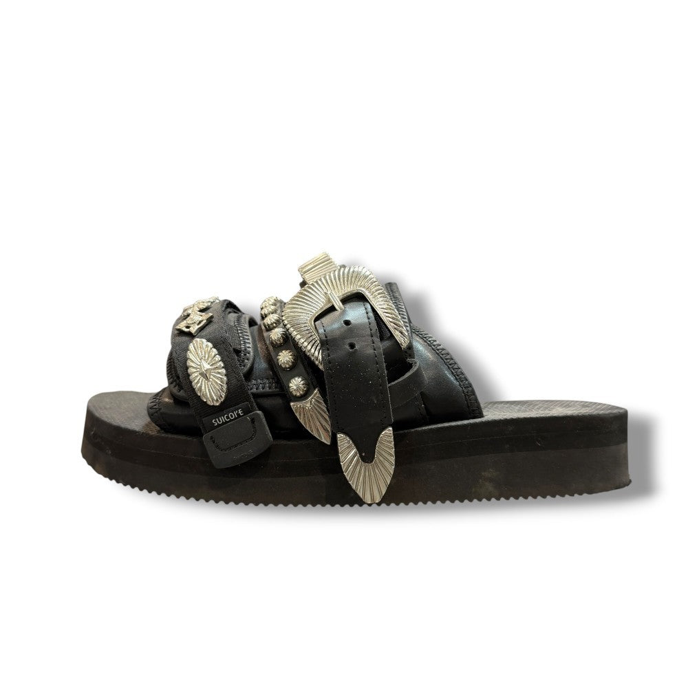 SUICOKE 23SS Toga Pulla Strap Sandals Black Size 26CM