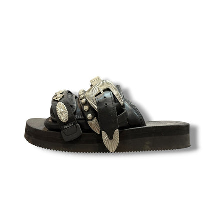 SUICOKE 23SS Toga Pulla Strap Sandals Black Size 26CM