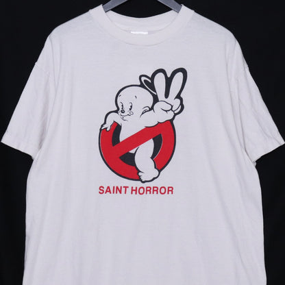 SAINT MICHAEL 26SS SAINT HORROR T-Shirt White Size M