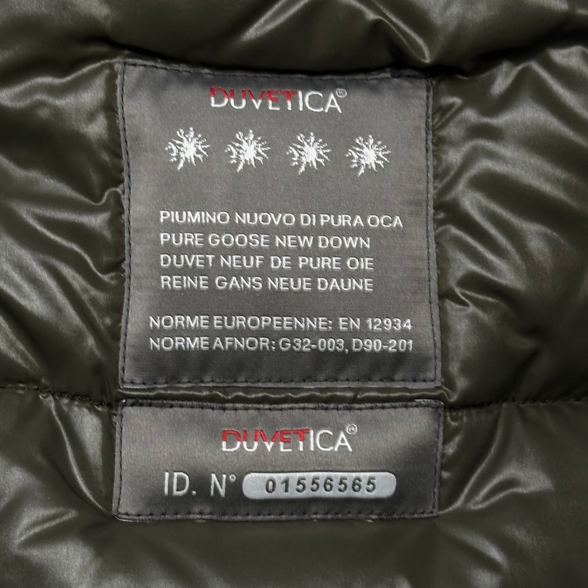 DUVETICA CEBRENO Hooded Down Jacket Black Size 46