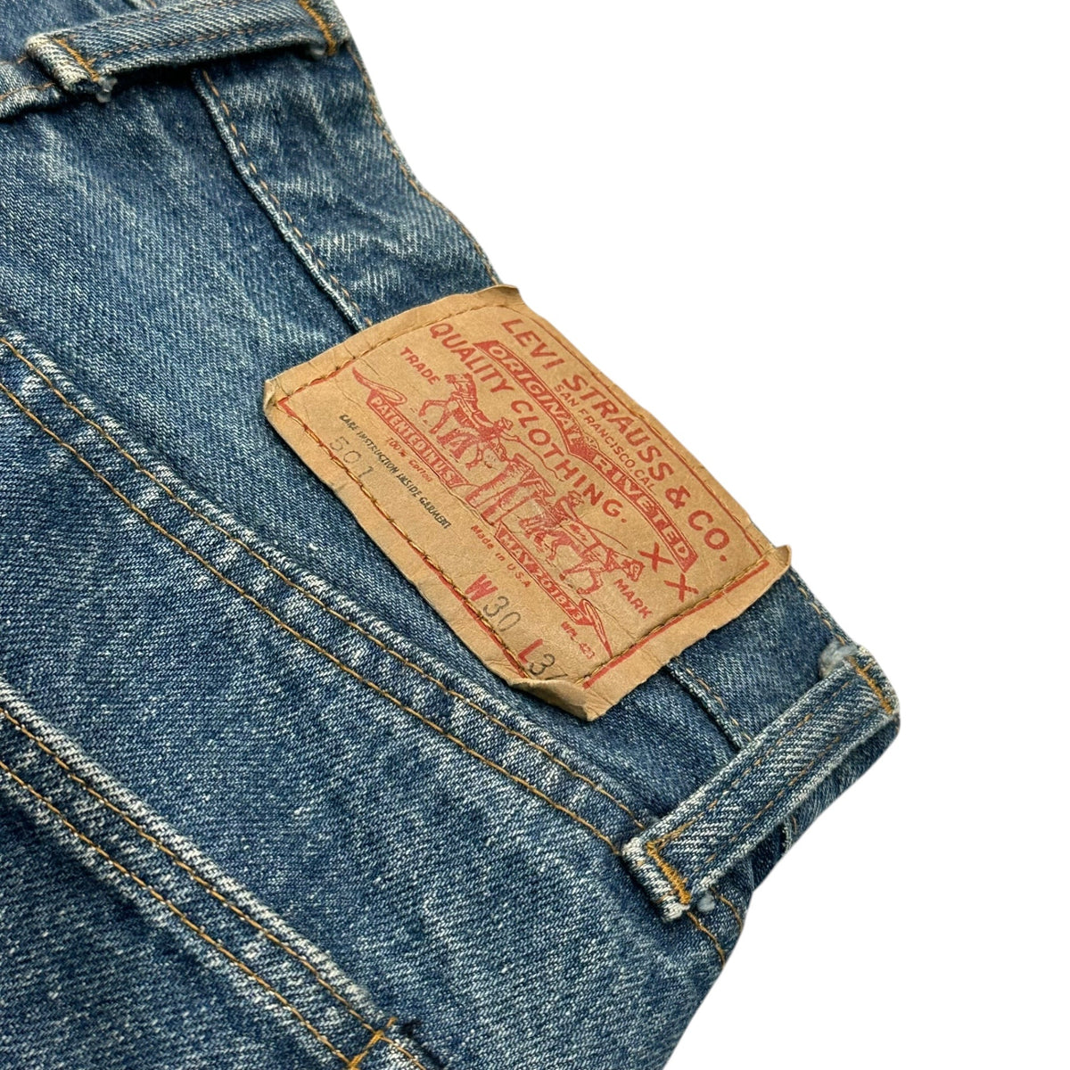 Levi's 1976 501 Early 66 Vintage Denim Pants Size W30 W34