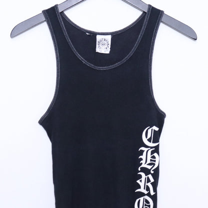 CHROME HEARTS Side Logo Fuck You Tank Top Black Size S