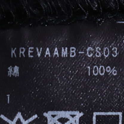 ALMOSTBLACK x KREVA Crew Neck T-Shirt Black Size 1