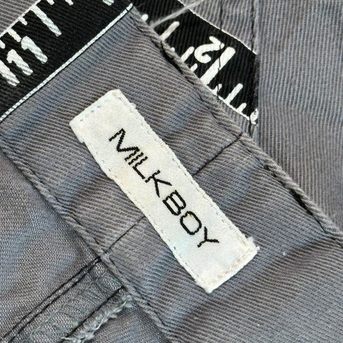 MILKBOY 90s Major Checkered Shorts Gray/White Size FREE